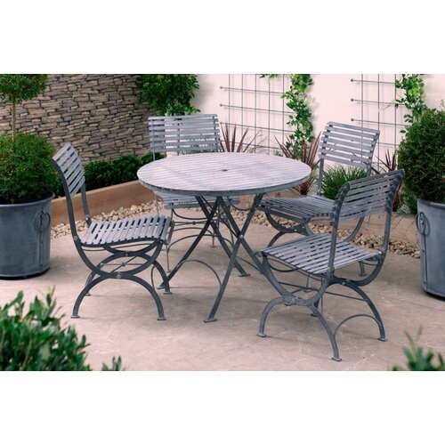 Harrod Darsham  Set – Handgeëtst & Inklapbaar - 4 stoelen - Design A