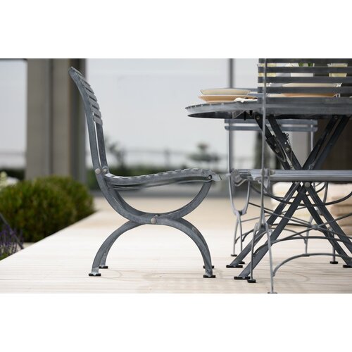 Harrod Darsham Bistro Set – Handgeëtst & Inklapbaar - 4 stoelen - Design A