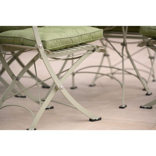 Harrod Darsham Set – Handgeëtst & Inklapbaar - 4 stoelen - Design B