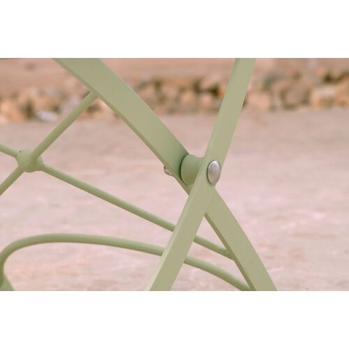 Harrod Darsham Bistro Set – Handgeëtst & Inklapbaar - 4 stoelen - Design B