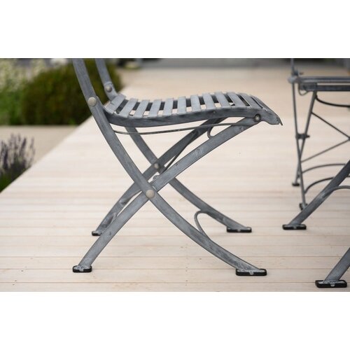 Harrod Darsham Bistro Set – Handgeëtst & Inklapbaar - Tafel en 2 stoelen - Design B