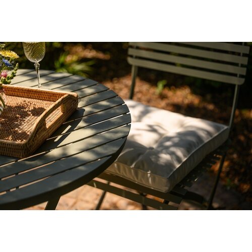 Harrod Darsham Bistro Set – Handgeëtst & Inklapbaar - Tafel en 2 stoelen - Design B