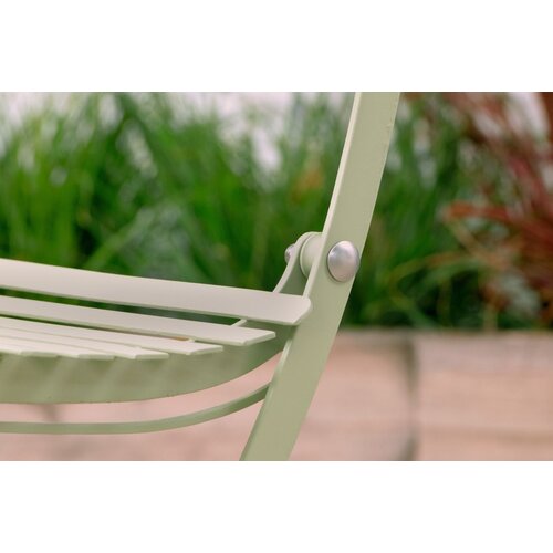 Harrod Darsham Bistro Set – Handgeëtst & Inklapbaar - Tafel en 2 stoelen - Design B