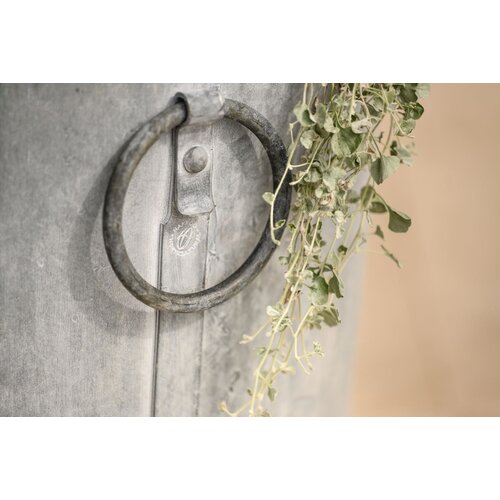 Harrod Southwold Ronde Plantenbak – Handgeëtst Staal -Tuinbak - Verzinkt staal