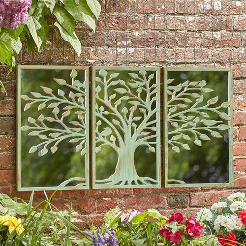 Smart Garden Products Tuinspiegel Tree of Life - 90 x 50 cm - 3 losse spiegels