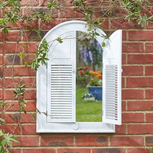 Smart Garden Products Louvre - Tuinspiegel - Luikontwerp - 70 x 50 cm - 2 kleuren