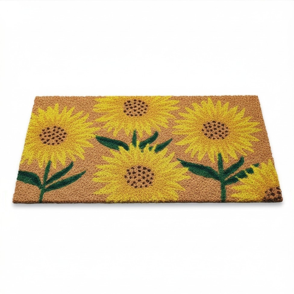 Smart Garden Products Deurmat Kokos Zonnebloemen - 45 x 75 cm