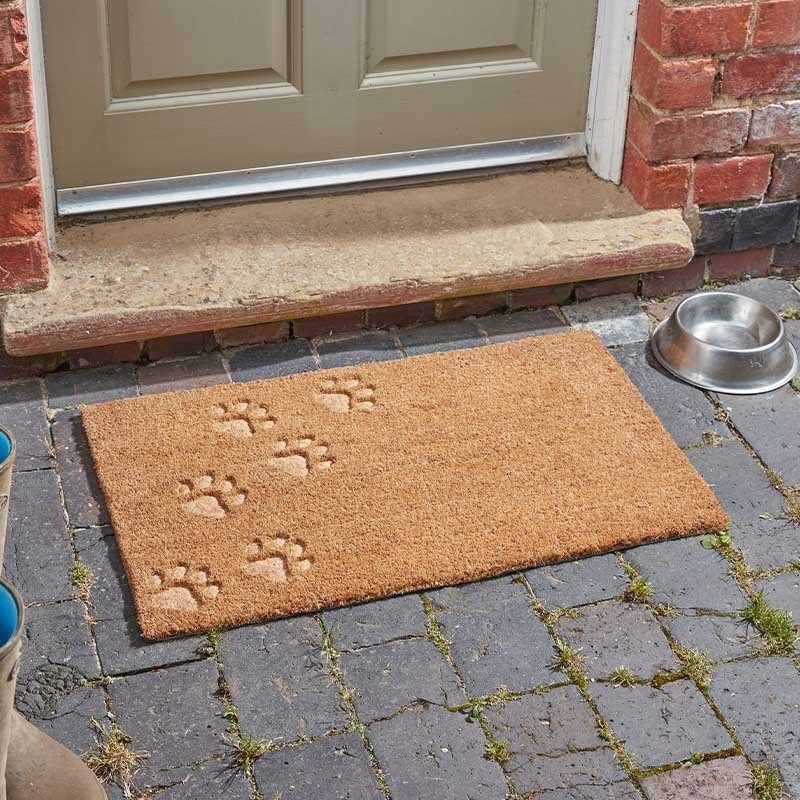 Smart Garden Products Deurmat Kokos Hondenpootjes - 45 x 75 cm