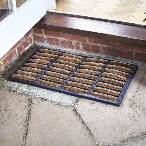 Smart Garden Products Deurmat Borstel - Kokos en rubber - 45 x 75 cm