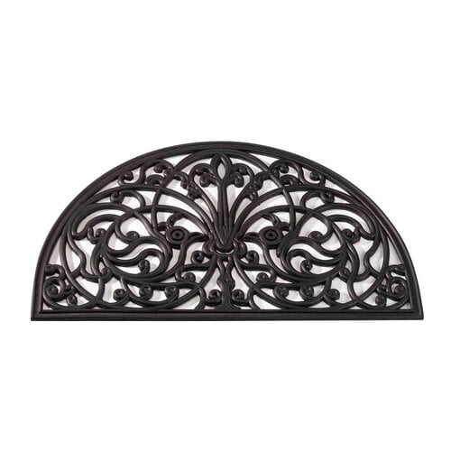 Smart Garden Products Deurmat Halve maan - Rubber - 45 x 75 cm