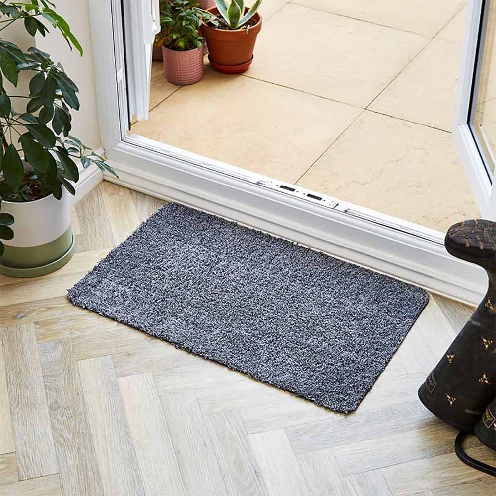 Smart Garden Products Deurmat Ultimat - Antraciet - Absorberende vezel - 2 maten