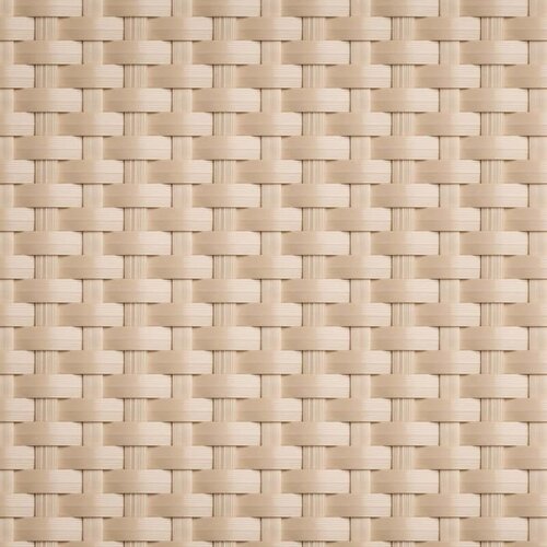 De Wiltfang Polyrattan Balkonscherm Crème – Per meter of 5 meter rol