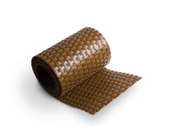De Wiltfang Polyrotan Balkonscherm 90 cm hoog – Honingraatbruin  - per meter