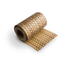 De Wiltfang Polyrotan Balkonscherm 90 cm hoog – Rietkleur - Per meter