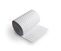 De Wiltfang Polyrotan Balkonscherm 90 cm hoog – Wit (inclusief aluminium ogen) - Per meter
