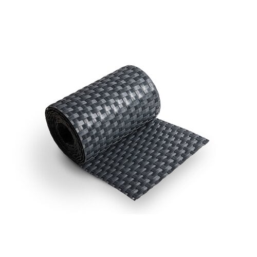 De Wiltfang Balkonscherm Antraciet - 0,9 x 5 m - Polyethyleen - Windscherm