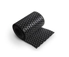 De Wiltfang Balkonscherm Zwart - 0,9 x 5 meter - PE