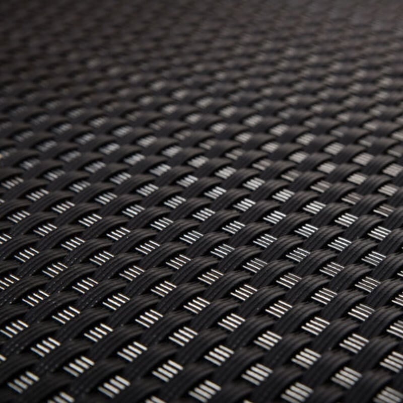 De Wiltfang Balkonscherm Zwart - 0,9 x 5 meter - PE