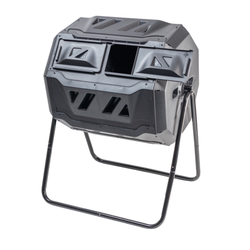 Bosmere Roterende Composttrommel – 2 compartimenten – 160 Liter