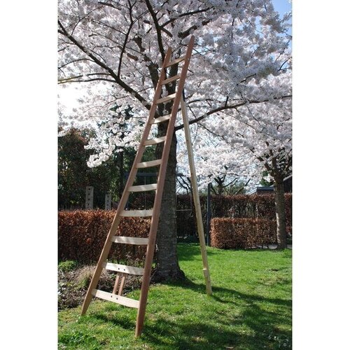 Van Eldik ladders Houten plukladders - 2 tot 4,25 m - 7 tot 16 sporten