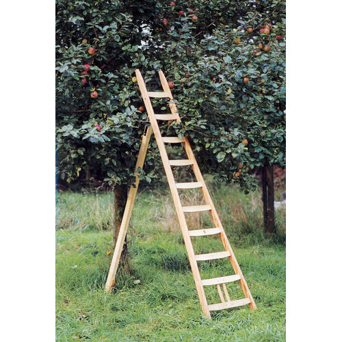 Van Eldik ladders Houten plukladders - 2 tot 4,25 m - 7 tot 16 sporten