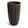 Bloempot Wario - Eco Wood - 3 maten - Coffee