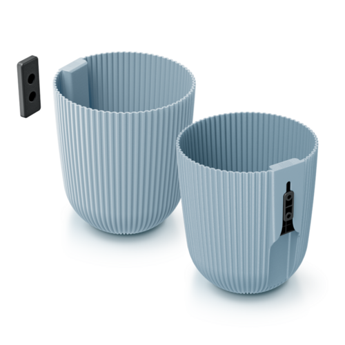 Prosperplast Bloempot Milly voor aan de muur - 5 kleuren - 14,6 cm - 2,1 liter