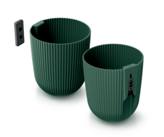 Prosperplast Bloempot Milly voor aan de muur - 5 kleuren - 14,6 cm - 2,1 liter