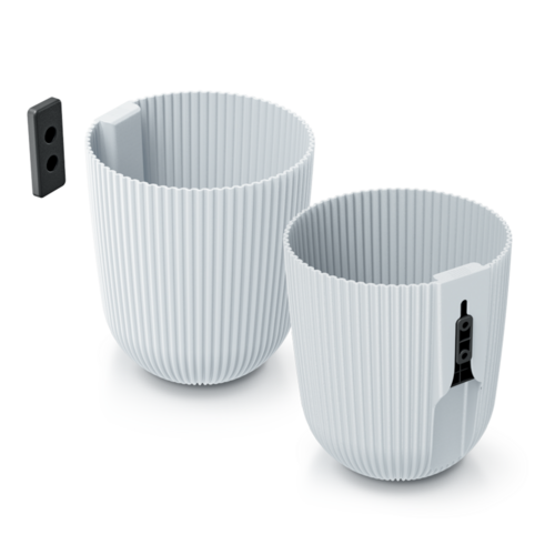 Prosperplast Bloempot Milly voor aan de muur - 5 kleuren - 14,6 cm - 2,1 liter