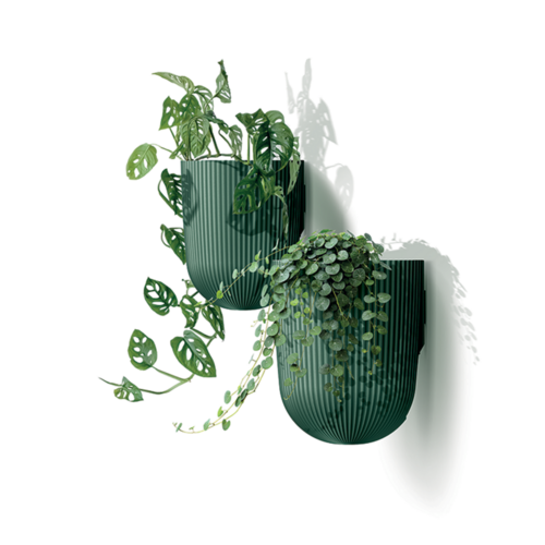 Prosperplast Bloempot Milly voor aan de muur - 5 kleuren - 14,6 cm - 2,1 liter