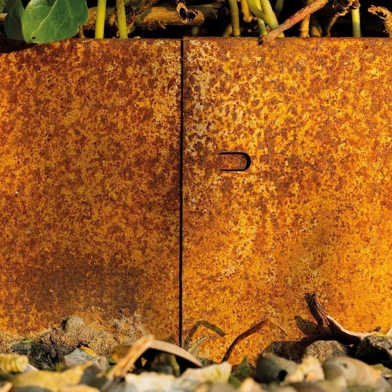 Bellissa Kantopsluiting cortenstaal - 118 cm - 2 maten