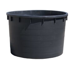 Meuwissen Agro Boomkuip 750 liter - 125,5 x 82 cm - Zwart polyetheen