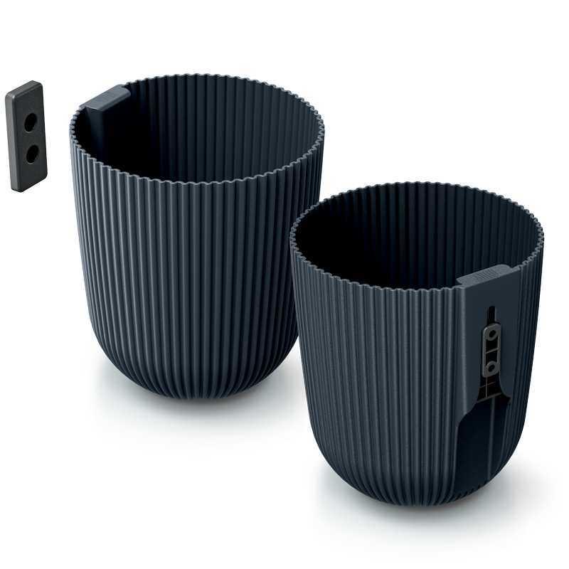 Prosperplast Bloempot Milly voor aan de muur - 5 kleuren - 14,6 cm - 2,1 liter