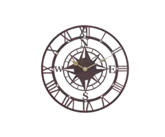 Smart Garden Products Compass tuinklok - 35 en 60 cm - Bronskleurig