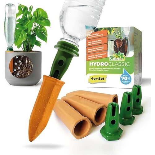Biogreen Druppelaar terracotta - Petfles - 4 stuks
