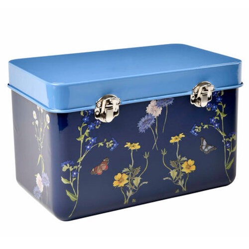 Burgon & Ball Bewaarblik zaden - Metaal - British Meadow - Bloemenprint