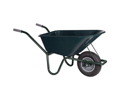 Hummer Kruiwagen Tuin 100 Ltr- Kunststof Bak - Luchtband