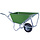 Kruiwagen 160 ltr Stal Pro - Metalen frame - Kunststof bak - 1 -2 wielen