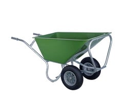Hummer Kruiwagen 160 ltr Stal Pro - Metalen frame - Kunststof bak - 1 -2 wielen