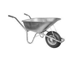 Hummer Kruiwagen 85 liter Klus - metalen bak - verzinkt frame