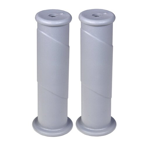 Hummer Kruiwagen handvatten - 2 stuks - Grijs - 3 cm