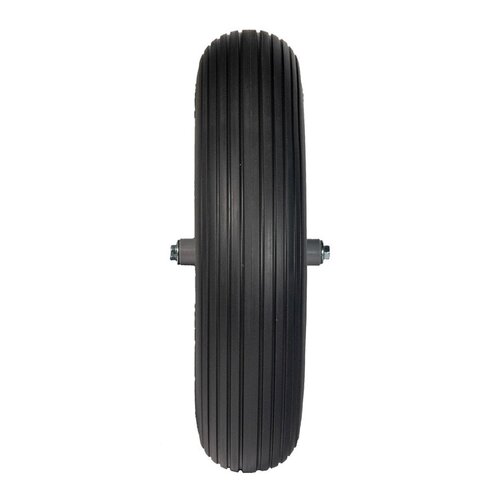 Hummer Kruiwagenwiel Compleet - Soft - Grijs - As 13 cm
