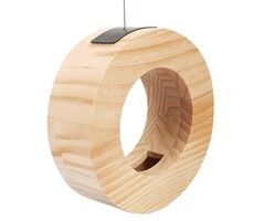 Singing Friend Voederhuis Paula - Rond hout - 23 cm