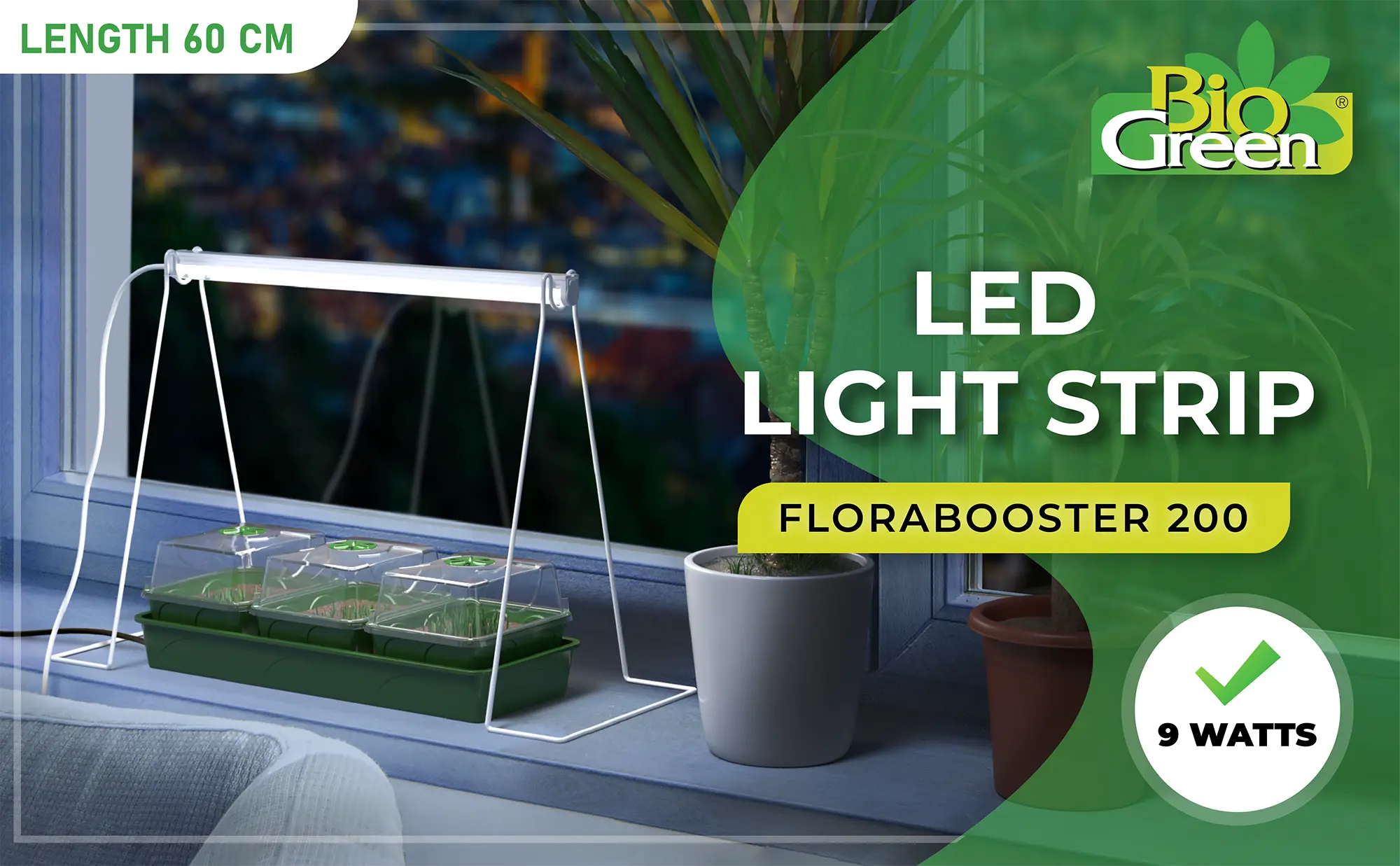 Biogreen Florabooster 200 - Plantenlamp met full-spectrum LED