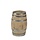 Houten regenton - 100 liter kastanje met kraan - vulgat