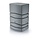 Aqua Tower Regenton - 450 liter - Antraciet/Grijs