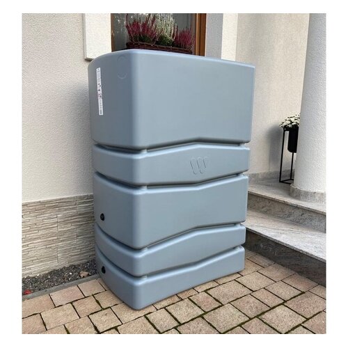 Prosperplast Aqua Tower Regenton - 450 liter - Antraciet/Grijs