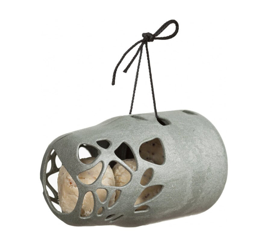 Singing Friend Voedersilo Esmee - Kunststof - Grijs - suetbollen - vogelpindakaas