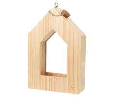 Singing Friend Voederhuis Hans - Hout voor vogelzaad - 15x23x5cm