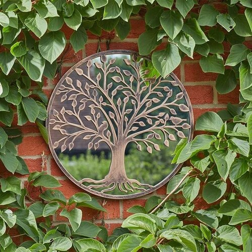 Smart Garden Products TreeFlection Tuinspiegel - Tree of Life 65 cm rond